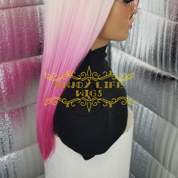 COPY - wowfactor blonde pink lacefront sexy wig main image 8